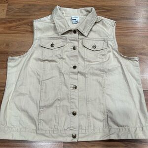 Vicki Blue Denim Vest Women’s 20W